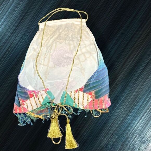 Iron Fist Brand 24HRS Boho Zen Open Back Beaded Crop Top - Picture 6 of 6